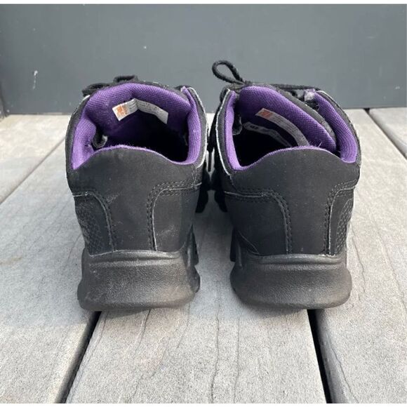 Timberland PRO Shoes Womens Size 7 W Black Purple Powertrain Alloy Toe - Picture 5 of 9